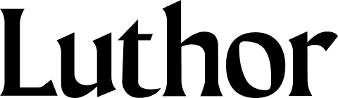 Luthor - logo black